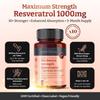 1000mg Resveratrol x 90 Tablets (3 Months Supply). 10 x Strength w/Black Pepper Extract view 3