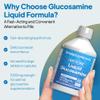 Glucosamine Liquid Formula | Fast-Acting & Easy to Take | Natural Lemon Flavour | 50 Servings = 50 Days' Supply | 1000mg Glucosamine HCl Strength | Manufactured in The UK to GMP Standards view 2