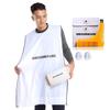 Beard Bib GROOMARANG Beard Catcher Shaving Apron for Men - PLUS Beard Shaping Comb Template view 1
