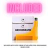 Beard Bib GROOMARANG Beard Catcher Shaving Apron for Men - PLUS Beard Shaping Comb Template view 3
