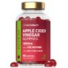 Apple Cider Vinegar Gummies with The Mother 1000mg | with Vitamin B12, Folic Acid & Biotin | 90 Count | Natural Apple Flavour | Suitable for Vegans and Vegetarians | by Horbaach view 1
