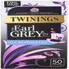 Twinings Decaffeinated Earl Grey Tea 50 Teabags view 1