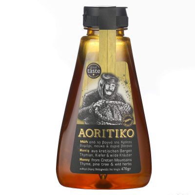 Aoritiko Squeeze Honey Thyme, Pine Tree and Wild Herbs 470g