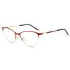 Anti Blue Light Reading Glasses Women Elegant Ultra Light Alloy Cateye Frame And Fatigue Blocking Lens Presbyopia Hyperopia Optical Eyewear,Red,+1.50 view 1