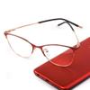 Anti Blue Light Reading Glasses Women Elegant Ultra Light Alloy Cateye Frame And Fatigue Blocking Lens Presbyopia Hyperopia Optical Eyewear,Red,+1.50 view 2