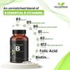 Feel Supreme - Vitamin B Complex - Supplement High Strength 8 in 1 - Vitamin B1, B2, B3, B5, B6, B12, Biotin and Folic Acid - 2 Months Supply - Brain Supplement, Health and Vitamins - 60 Tablets view 4