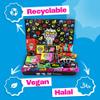 Brain Blasterz Christmas Sweets Gift Box - Extreme Sour Sweets Selection Box - 14 pcs Special Edition Sour Candy Collection - Vegan & Halal - Fun Family Xmas Gift or Stocking Filler, Birthdays & More view 3