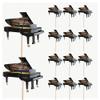 AK Giftshop Piano Birthday Party Food Cupcakes Picks Decorations Toppers (pack of 14) view 1