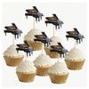 AK Giftshop Piano Birthday Party Food Cupcakes Picks Decorations Toppers (pack of 14) view 2