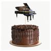 AK Giftshop Piano Birthday Party Food Cupcakes Picks Decorations Toppers (pack of 14) view 3