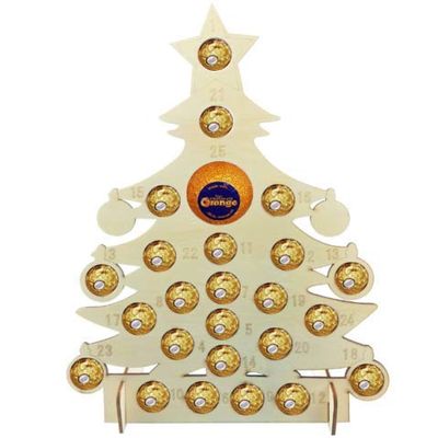 HoitoDeals 1Pcs Advent Calendar Fits Terry Chocolate Orange & Ferrero Rocher For Novelty Gift Decoration