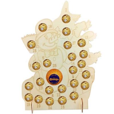 HoitoDeals 1Pcs Advent Calendar Fits Terry Chocolate Orange & Ferrero Rocher For Novelty Gift Decoration