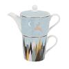 Portmeirion Sara Miller Frosted Pines Christmas Tea for One Set view 1