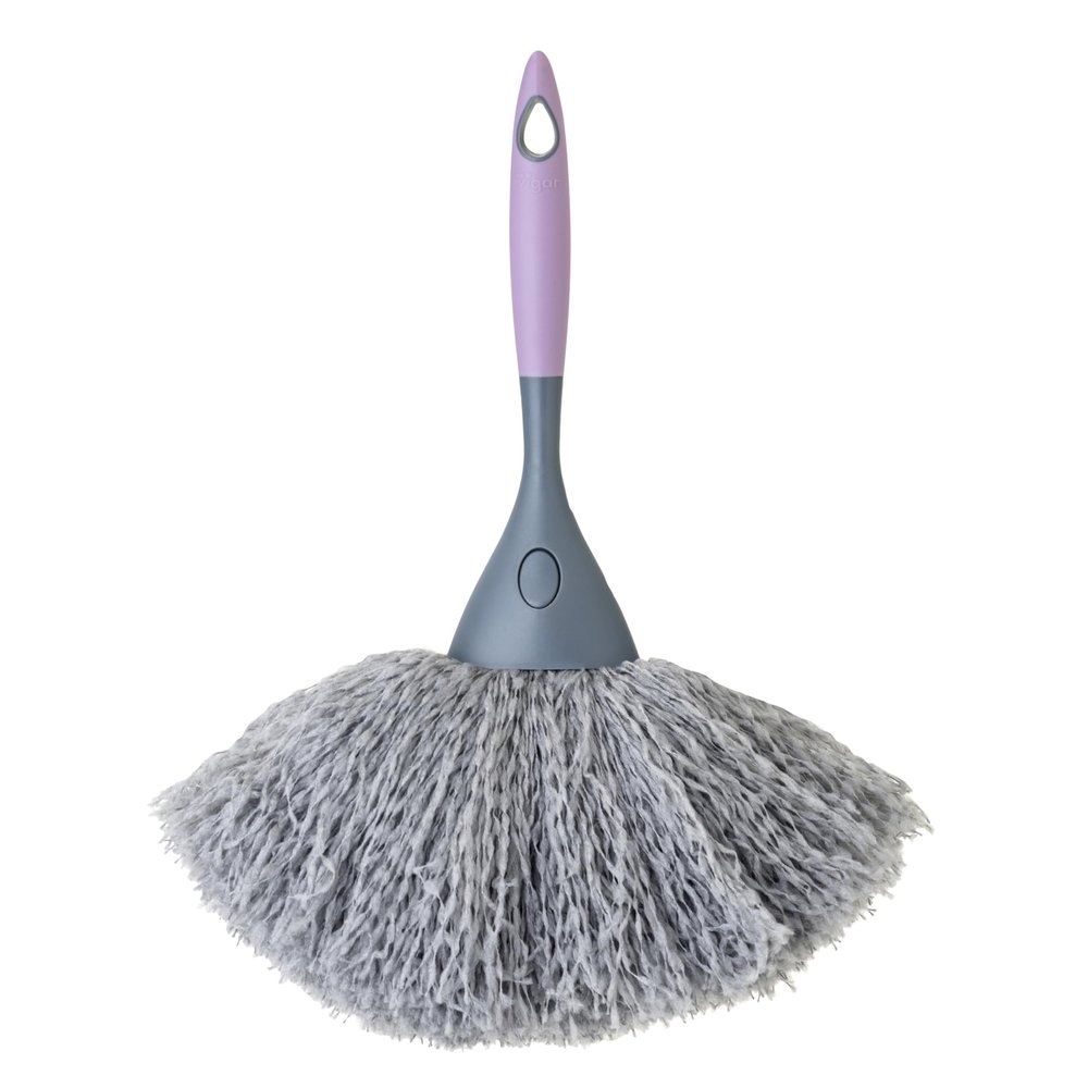 Vigar Hergo | Microfibre Duster for Delicate Surfaces, Grey