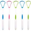 5Pcs Tongue Scraper Cleaner ZSWQ-Tongue Scraper Tongue Brush,Portable Tongue Scraping Brush Scrubber Dental Tools for Healthy Oral Care Mouth Hygiene - Convenient & Safe view 1