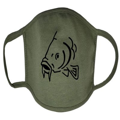 Darkwear Cloth Face Masks - Comfortable Gift - Breathable Soft Reusable and Washable Covering - Carp Fishing, Carp Hunter, Carp Father Fish Sports Fashion Mask
