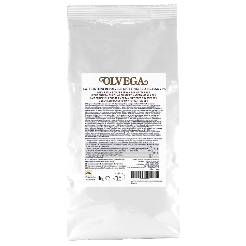 Whole Ice Cream Milk Powder 3 x 1kg Bags