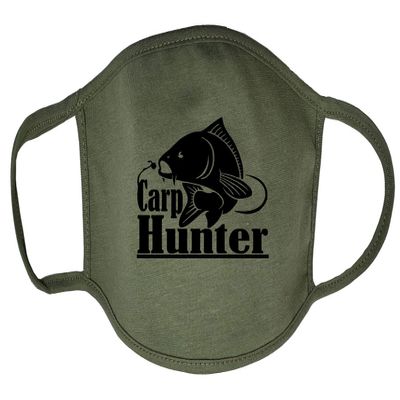 Darkwear Cloth Face Masks - Comfortable Gift - Breathable Soft Reusable and Washable Covering - Carp Fishing, Carp Hunter, Carp Father Fish Sports Fashion Mask