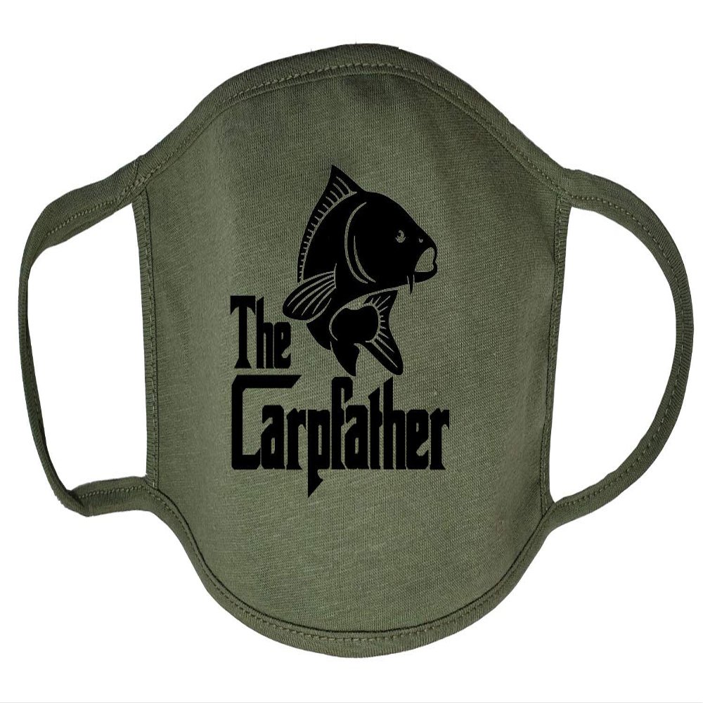 Darkwear Cloth Face Masks - Comfortable Gift - Breathable Soft Reusable and Washable Covering - Carp Fishing, Carp Hunter, Carp Father Fish Sports Fashion Mask