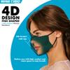 BASE CAMP Reusable Cloth Face Masks 100% Cotton Washable Adjustable Breathable Fabric Mask with Filter Pocket view 3