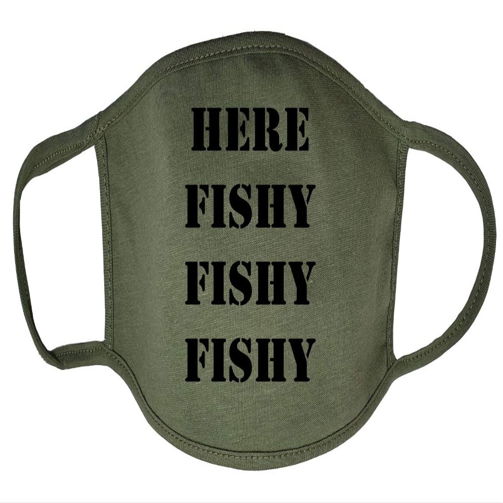 Darkwear Cloth Face Masks - Comfortable Gift - Breathable Soft Reusable and Washable Covering - Carp Fishing, Carp Hunter, Carp Father Fish Sports Fashion Mask