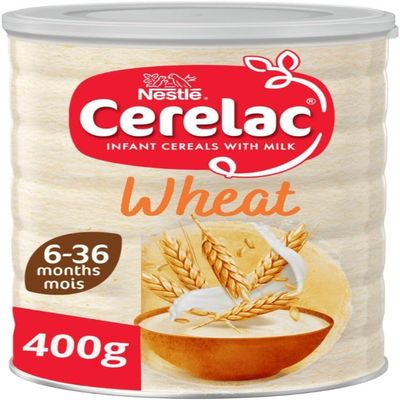 Cerelac Wheat with Milk Cereal from 6 Months, 400 g 1kg