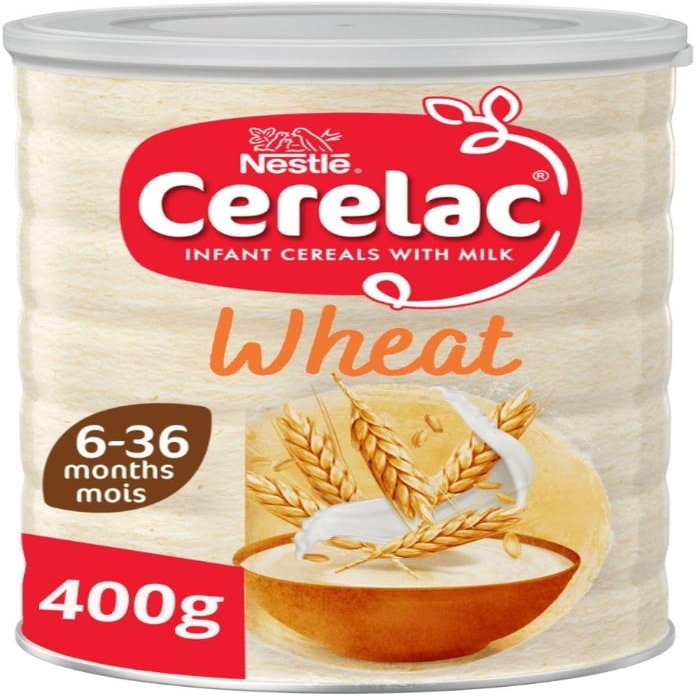 Cerelac Wheat with Milk Cereal from 6 Months, 400 g 1kg