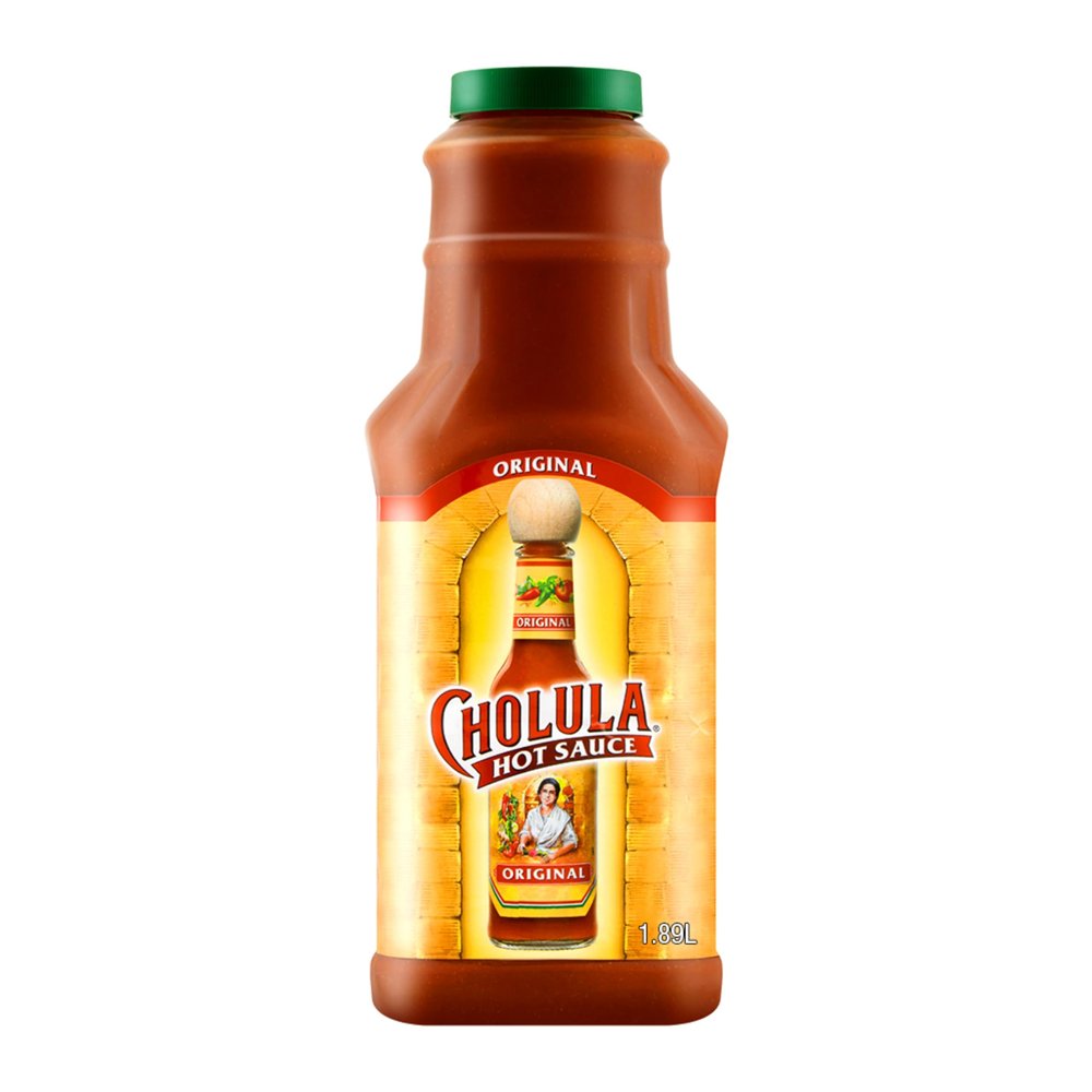 Cholula Original Hot Sauce, with Hot Chilli Pepper, 1.89L