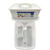 TDBS The Dustpan and Brush Store Cleaning Caddy with Handle Cleaners Caddy Organiser Carry Baskets for Cleaning Products (White) view 1
