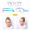 AetrvoHope Blue Light Blocking Glasses for Kids Girls,Pink Cute Computer Glasses for Kids Age 3-12,Flexible Silicone Unbreakable Frame Gaming Glasses for Children,Anti UV&Eyestrain view 2