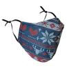 Delfina Stay Safe Reusable Face Mask Protection Washable Mouth & Nose Shield Breathable Anti Smoke Pollution Bike Motorcycle Sport (Reindeer) view 1