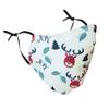 Delfina Stay Safe Reusable Face Mask Protection Washable Mouth & Nose Shield Breathable Anti Smoke Pollution Bike Motorcycle Sport (Festivities)