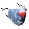 Delfina Stay Safe Reusable Face Mask Protection Washable Mouth & Nose Shield Breathable Anti Smoke Pollution Bike Motorcycle Sport (Rudolph)