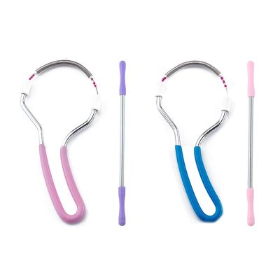 4 Pcs Face Epilator for Women Hair Remover Spring Face Hair Remover with Handle Ladies Beauty Hair Epilator Tool (Random Color)
