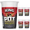 5 x 114g King Size Pot Noodle Bombay Bad Boy Pasta Vegetarian Snack Food view 1