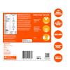 Fast&Up Vitamin C, Vitamin D & Zinc - 80 Effervescent Tablets (4 X 20) - Saver Multipack - Complete Immunity Booster - One Daily - Orange Flavour view 2