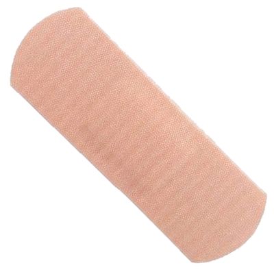 7.2cm x 2.5cm Qualicare Latex Free Fabric Plasters - Pack of 100