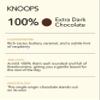 Knoops Dark Hot Chocolate Flakes, 100% Philippines Extra Dark Luxury Hot Drinking Chocolate, Delicious Cocoa Drink with Real Choc Flakes, All Natural Vegan Ingredients, 250 g, Equal to 8 Sachets view 3