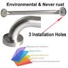 2 Pack 24 Inch Shower Grab Bar, iMomwee Satin Brushed Nickel Stainless Steel Bathroom Grab Bar Handle,Shower Balance Bar,Safety Hand Rail Support,Handicap Elderly Senior Assist Handle(1.25" Diameter) view 3