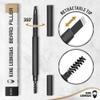 King Leonidas Beard Pencil Filler for Men (Black), Water-Resistant Beard Liner Pen for Marking & Detailing Patchy Beards, Mens Beard Shaper & Definer, Facial Hair Darkener for Natural Look view 3