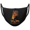 Darkwear HORSES Face Washable Horse Wild Native Xmas Christmas Gift Spiral Tribal Fashion Mask view 1