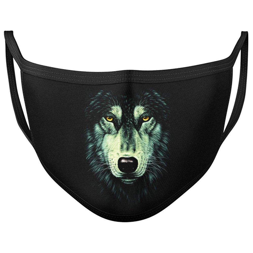 Darkwear GREEN WOLF Xmas Gift Dream Catcher Wolf Spirit Fashion Mask
