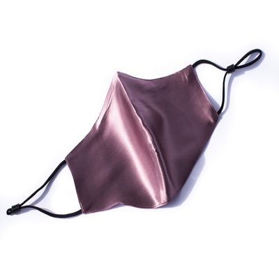 Habac Studio - 100% Mulberry Silk Face Mask Face Masks Washable UK Reusable Face Mask, Men and women (Purple)