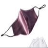 Habac Studio - 100% Mulberry Silk Face Mask Face Masks Washable UK Reusable Face Mask, Men and women (Purple) view 2