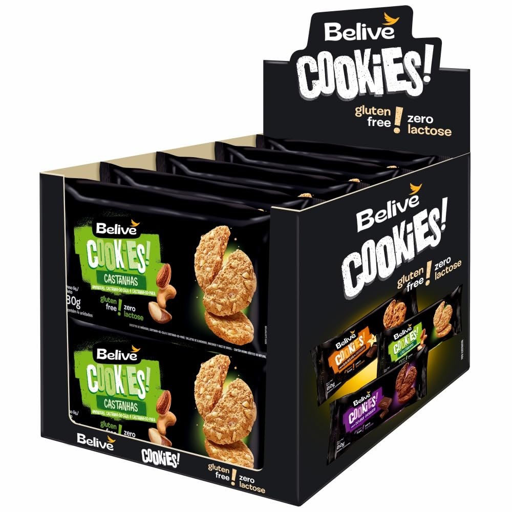 Belive Gluten Free Nut Cookies (Dairy Free, Box of 10)