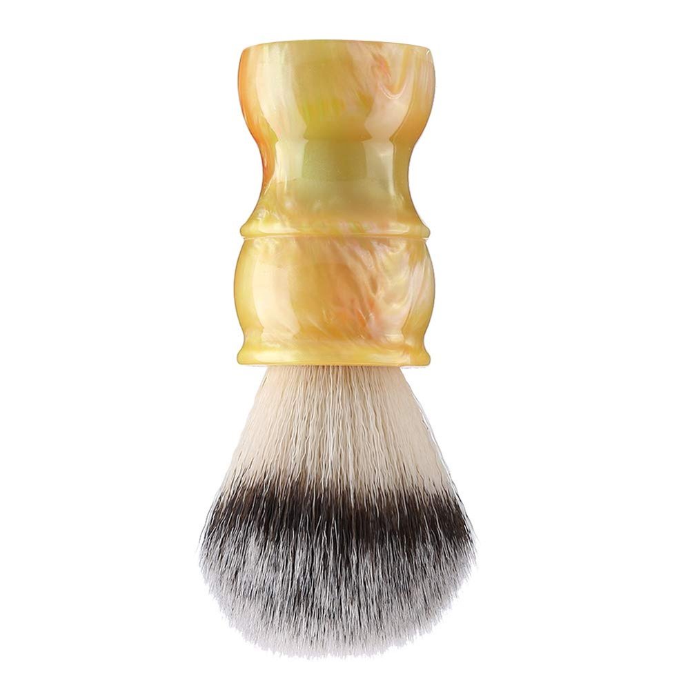 Nylon Hair Comfortable To Use Barber Brush, Shaving Brush, for Personal Grooming Household Personal Grooming Tools Yellow color