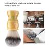 Nylon Hair Comfortable To Use Barber Brush, Shaving Brush, for Personal Grooming Household Personal Grooming Tools Yellow color view 2