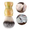 Nylon Hair Comfortable To Use Barber Brush, Shaving Brush, for Personal Grooming Household Personal Grooming Tools Yellow color view 3