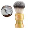 Nylon Hair Comfortable To Use Barber Brush, Shaving Brush, for Personal Grooming Household Personal Grooming Tools Yellow color view 4