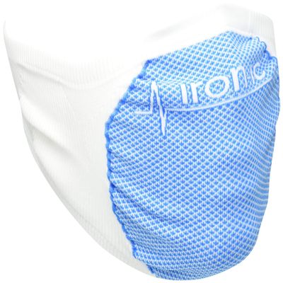 NORMAN Unisex_Adult MASK IRN 1.0 PRF AD-3PK Made in Italy Neck Gaiter, White, One Size